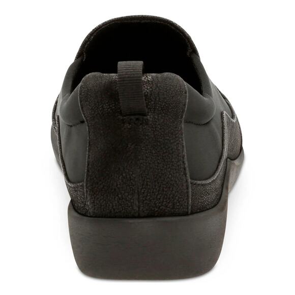 Clarks Women's Sillian Paz Slip on Loafer Black Synthetic Nubuck 8.5W - Picture 4 of 4